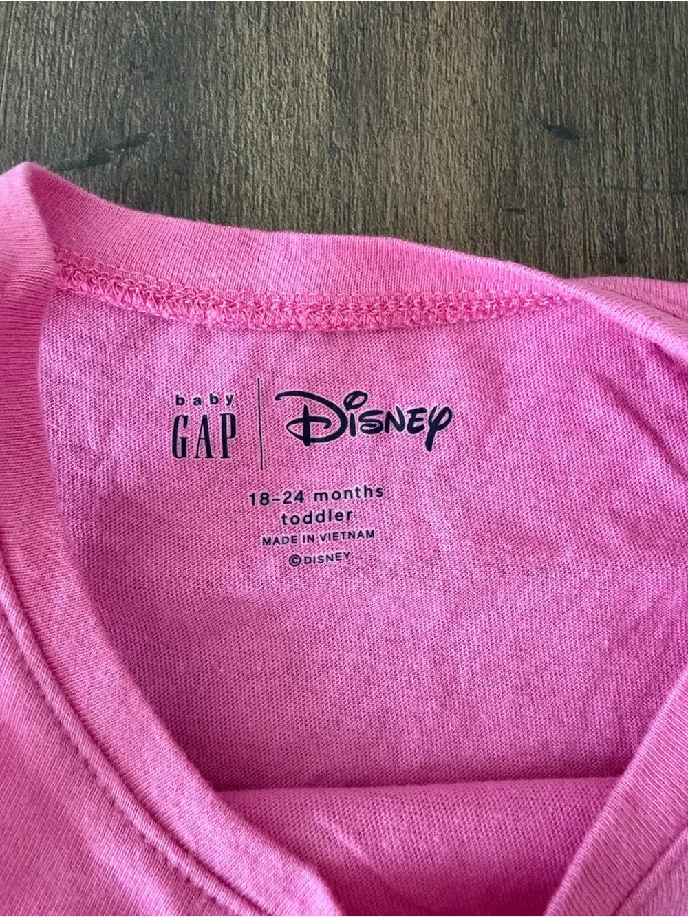 BabyGAP Pink Sleeveless Disney Surf Character Tank